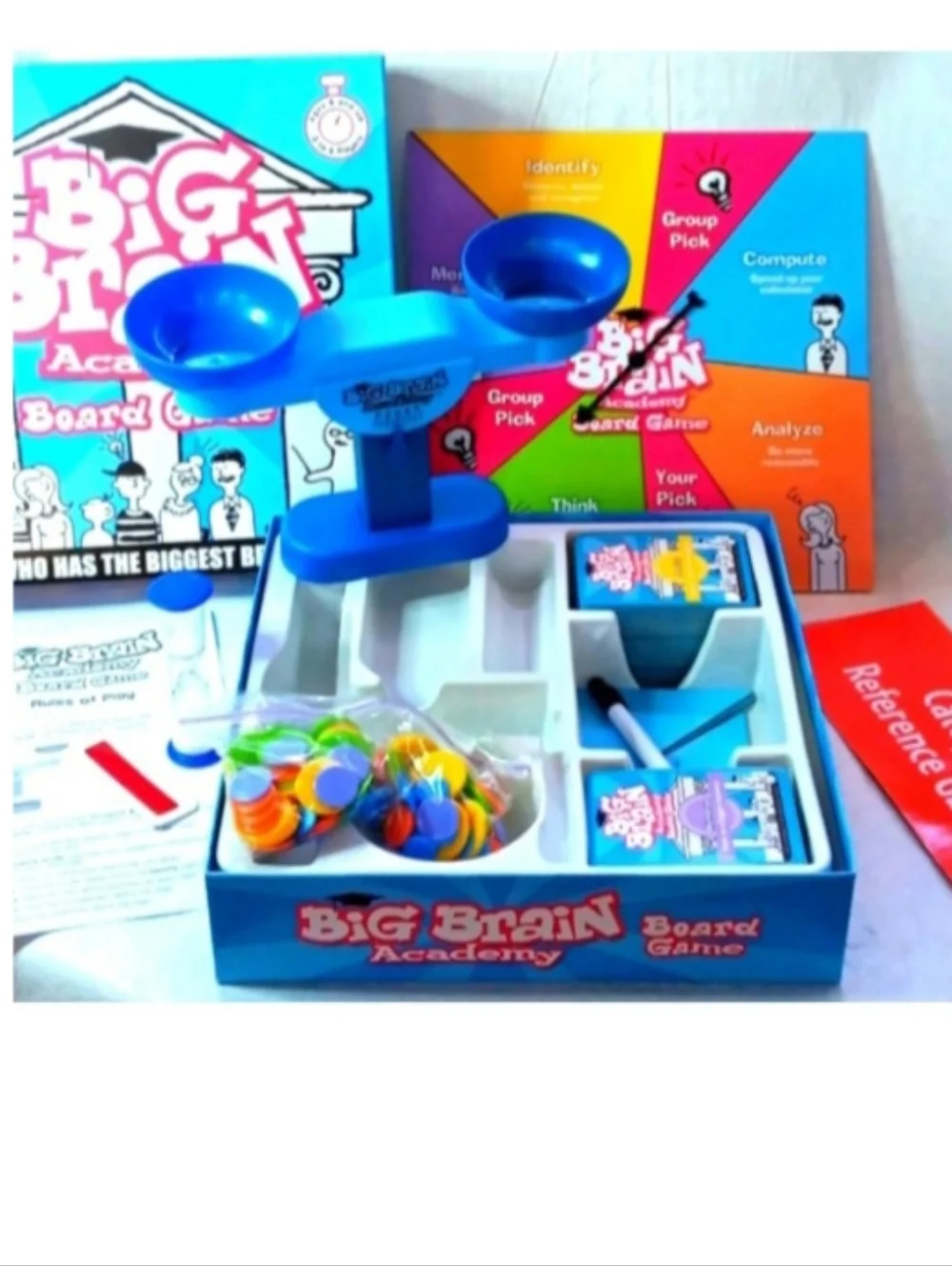 Big Brain Academy Board Game, University Games | EUC | Ages 8+ Players 2+